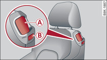 Comfort seats*: Easy entry controls